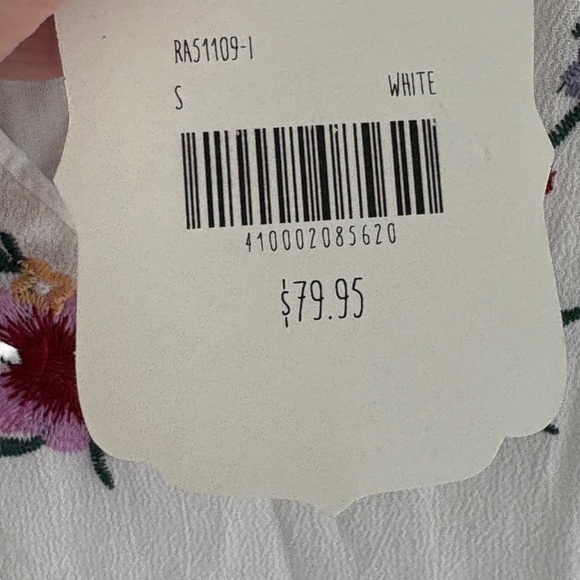 Altar'd State Floral NWT Embroidered Mini Sleeveless Sundress Size Small - Picture 5 of 9